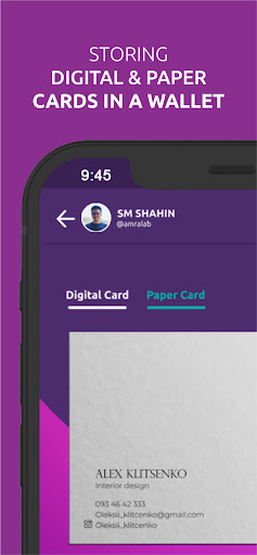 JuktoApp Digital Business Card Screen 2