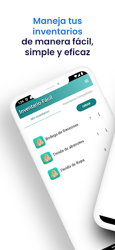 Android application Inventario Facil screenshort