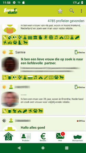 Android application Farm Date screenshort