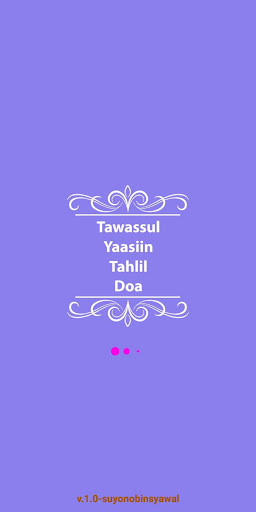 Android application Tahlilan screenshort