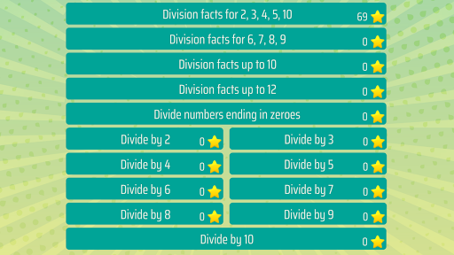 Android application Third grade Math - Division screenshort