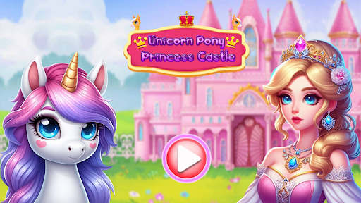 Android application Unicorn Pony - Princess Castle screenshort