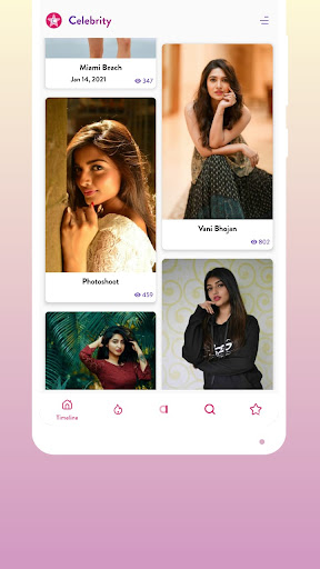 Android application Celebrity Events Photos screenshort