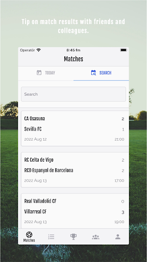 La L1ga Predictor Screen 2