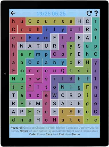 Word Search - Free word games. Snaking puzzles 2.1.4 screenshots 1