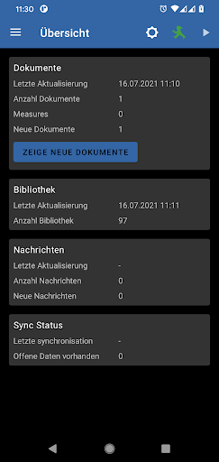 Android application SyncLogic(R) V3 screenshort