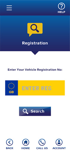 Nationwide Fleet Services App Screen 2