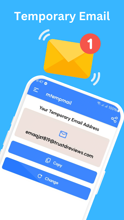 Temp Mail by mtempmail.com - 1.0 - (Android)