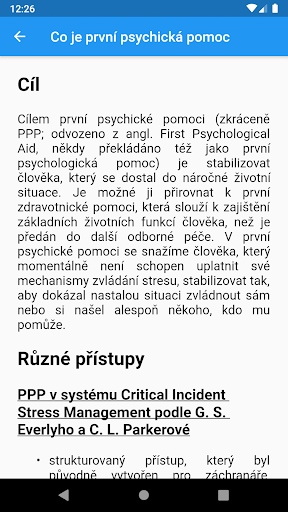 První Psychická Pomoc Screen 2