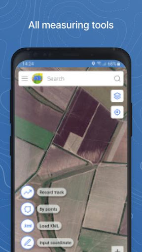 Android application GPS Fields Area Measure screenshort