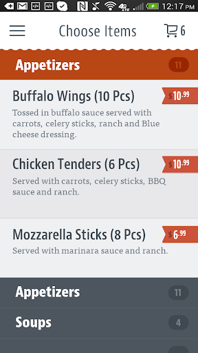 Riviera Village Pizza Screen 3