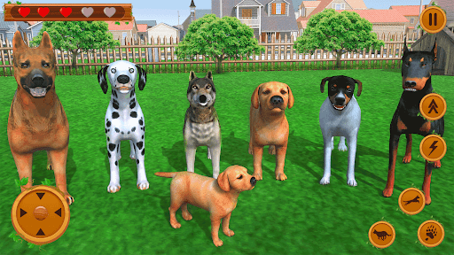 Android application Dog Sim Pet Animal Games screenshort