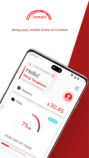 Android application Contact Mobile NZ screenshort