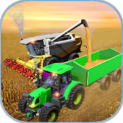 Tractor Farming Game 2020: Real Combine Harvester