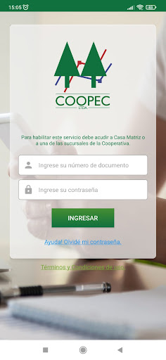 Android application CoopeClick screenshort