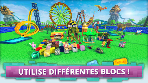 Code Triche Dino Theme Park Craft: Construis Parc de Dinosaur APK MOD (Astuce) 5