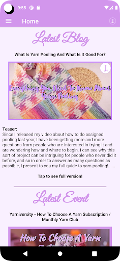 Android application J. Hook Crochet screenshort