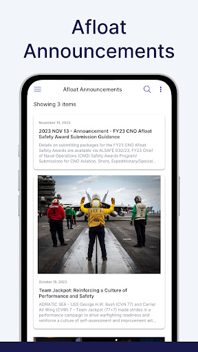 Naval Safety Command Screen 3