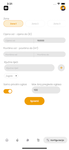 Android application Step Forward screenshort