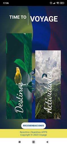 Android application Voyage screenshort