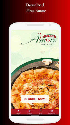 Android application Pizza Amore screenshort