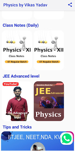 Physics by Vikas Yadav Screen 2