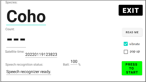 Android application SalmonTalker screenshort