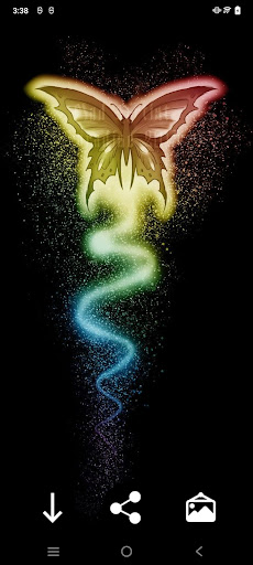 Neon Butterflies Wallpapers Screen 2