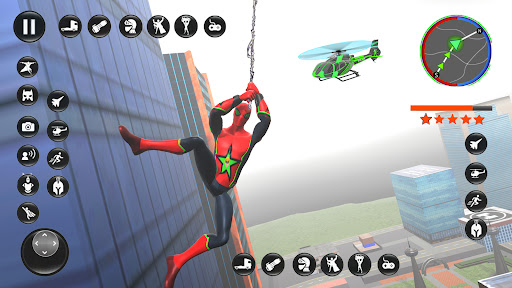 Spider Fighting Rope Hero Man Screen 2