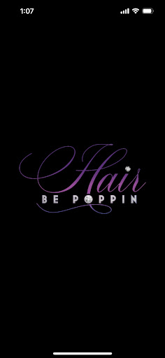 Android application Hair be Poppin screenshort