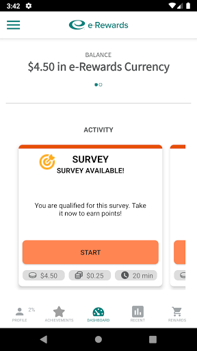 e-Rewards - Paid Surveys Screen 2