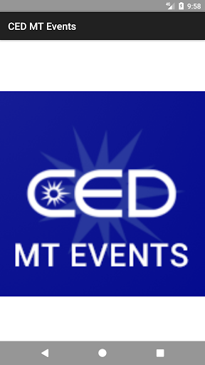 Android application CED MT Events screenshort