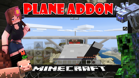 Plane Minecraft Mod Addon MCPE