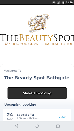 Android application The Beauty Spot Bathgate screenshort