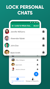 أفضل تطبيق لقفل دردشة WhatsApp لنظام Android poster