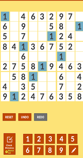 Sudoku Classic Puzzle Screen 3