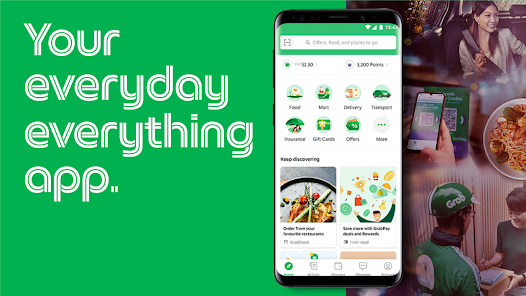 Captura de Pantalla 1 Grab - Taxi & Food Delivery android