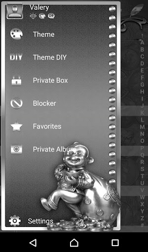 Silver Lucky Sharm Go SMS them Screen 3