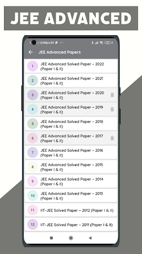 Chemistry: JEE Past Year Paper Screen 2
