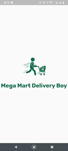 Android application Mega Mart Delivery Boy screenshort