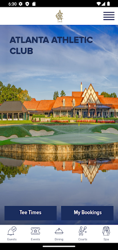 Android application Atlanta Athletic Club screenshort