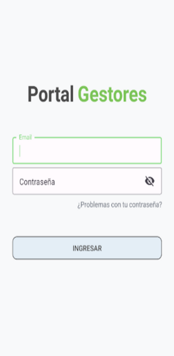 Android application Gestores ReSimple screenshort