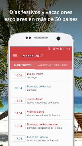 Vista previa de la aplicación