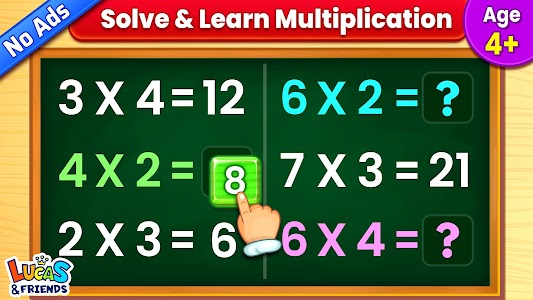 Kids Multiplication Math Games Unknown