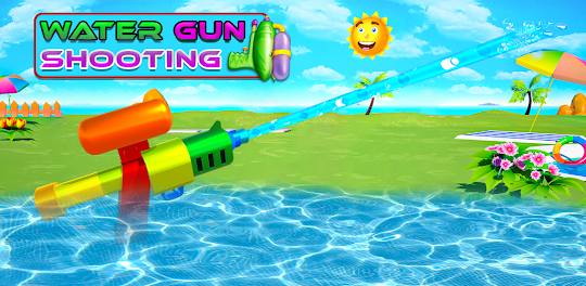 Water Gun Paintball Shooting