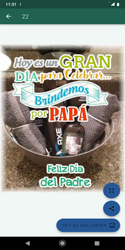 Feliz día del padre. Postales Screen 2