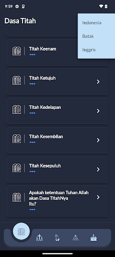 Android application Katekismus Kecil screenshort
