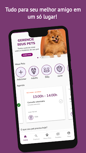 Android application Meu PetShop para Parceiros screenshort