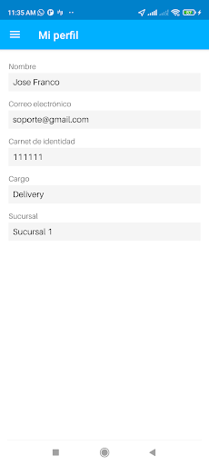 Unibol Courrier Screen 3
