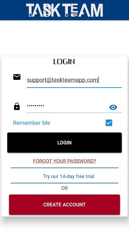Task Team Screen 2